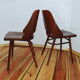 Ensemble de quatre chaises par O. Haerdtl pour Ton Tchécoslovaquie, années 1960