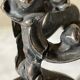 Silver metal planter