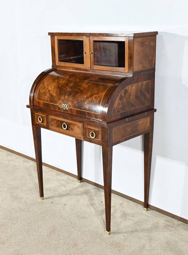 Bureau, bonheur du jour en acajou, style Louis XVI / Directoire, début XXème