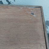 Old farmhouse table in rustic oak -1m35