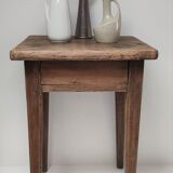 Bedside table solid oak patinated early twentieth century