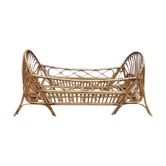 Rattan child bed, 60s