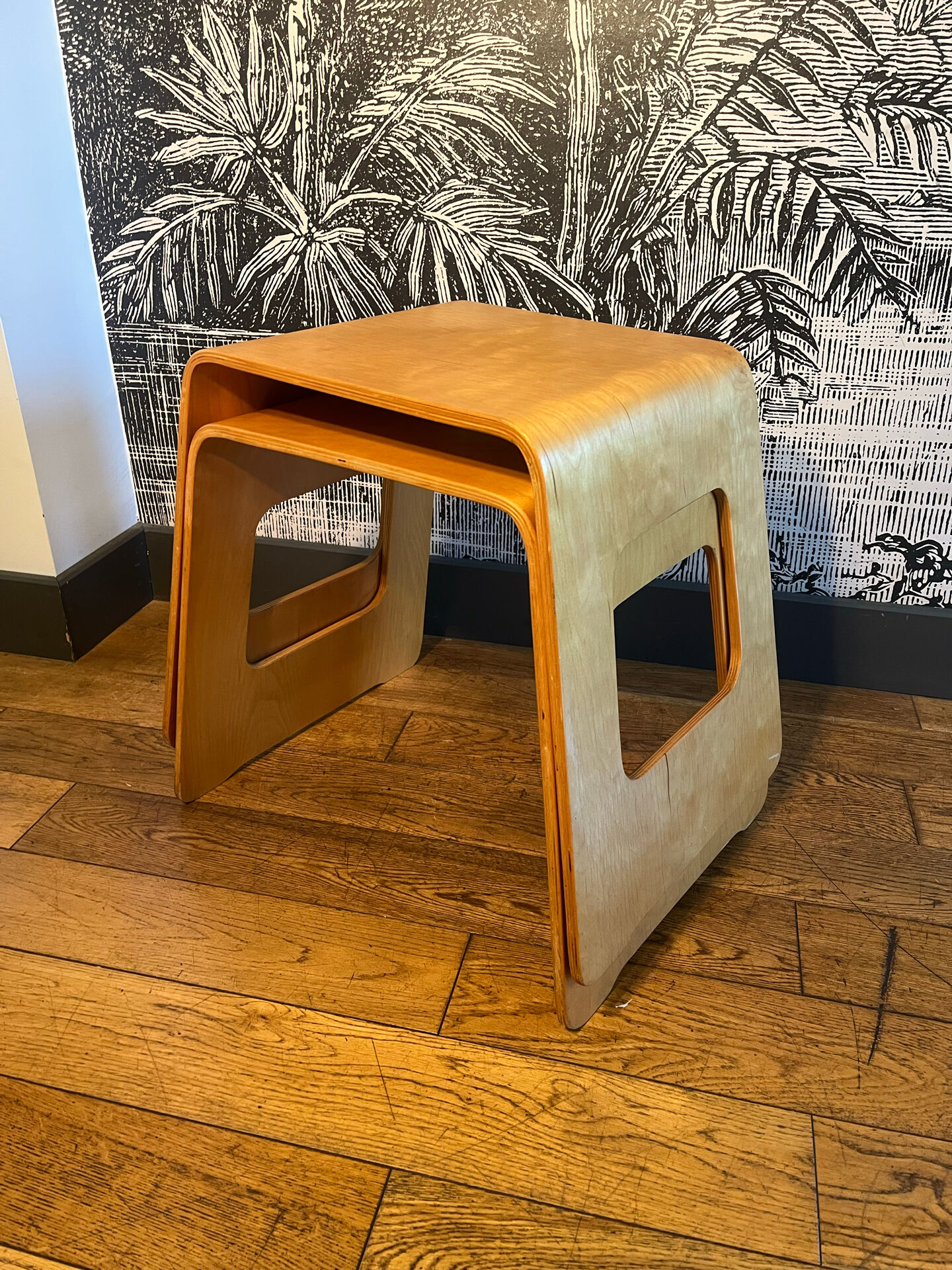 Paire de tabourets Benhamin ikea