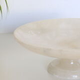 Compotier, flat on alabaster pedestal, 1960