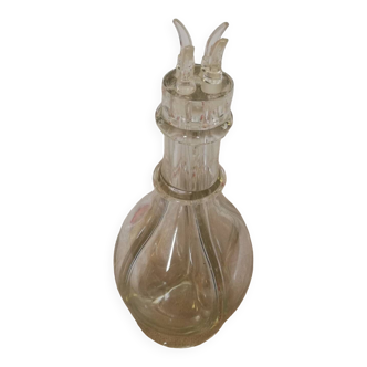 Vintage carafe 4 compartments for liqueurs