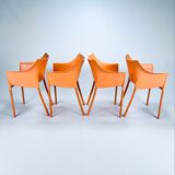 Set of 4 Dr. No chairs by Philippe Starck for Kartell, 1990s