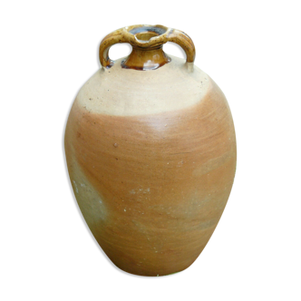 Cruche ovoïde grès du beauvaisis poterie art populaire