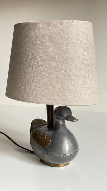 Vintage duck lamp