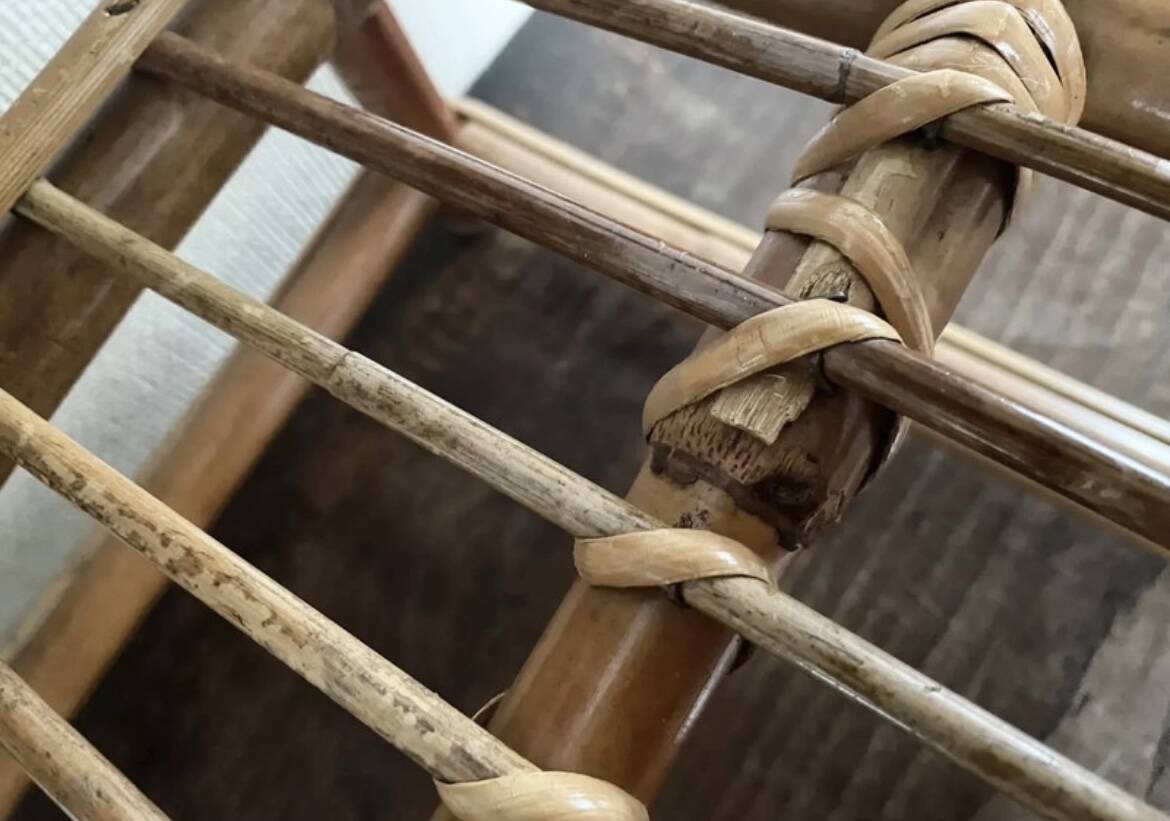 Child's rattan armchair