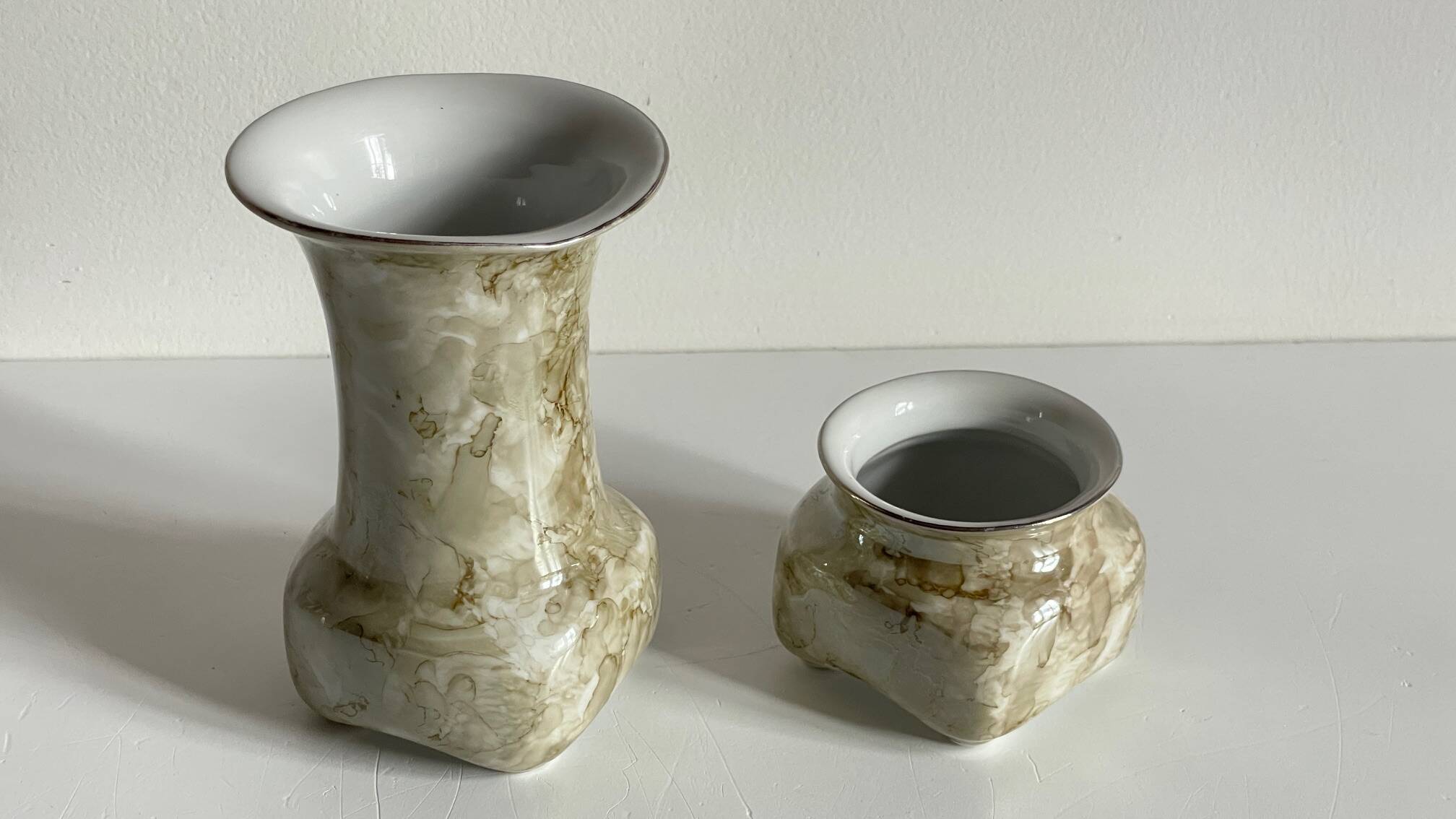 VASES Karolina Porcelaine Pologne ANNEES 70/80