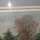 Gravure sous verre groupe de cyclistes