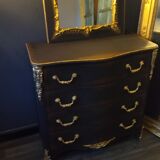 Baroque type gilded mirror