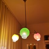 Vintage 60s multicolored Soutnik lamp