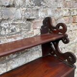 Antique mahogany wall cabinet/shelf