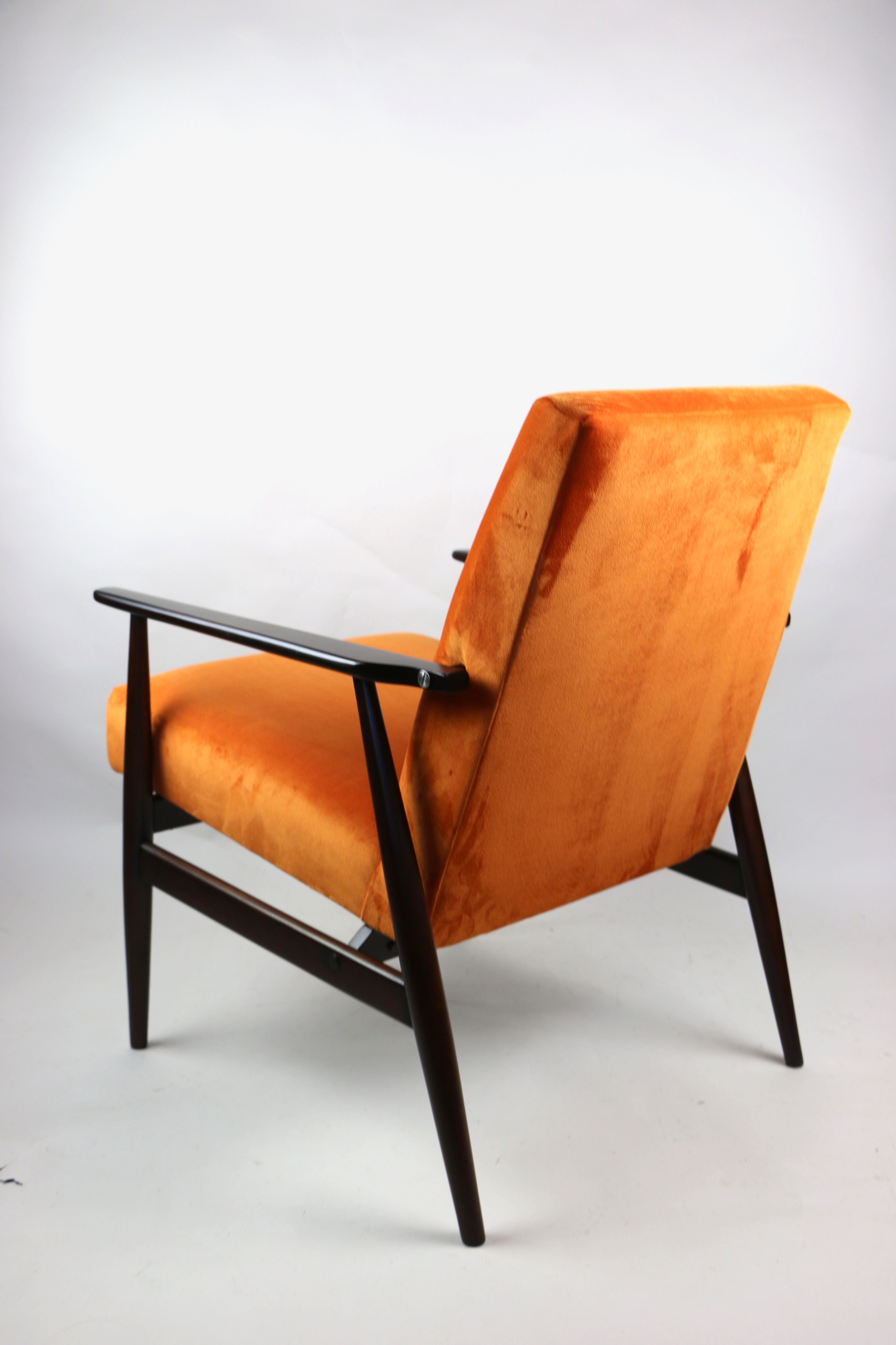 Vintage Fox orange easy chair, 1970s
