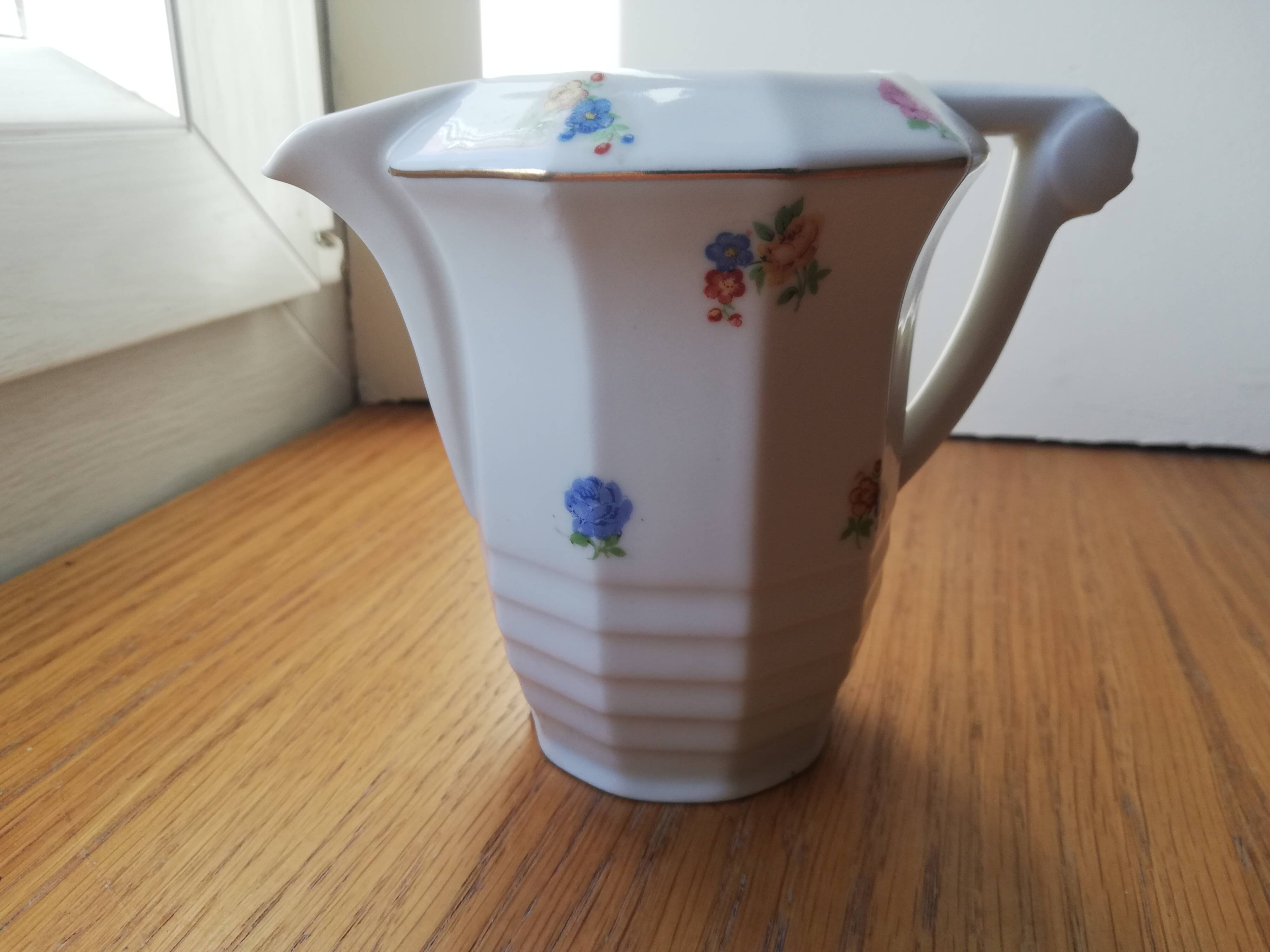 Antique coffee service in fine Limoza porcelain