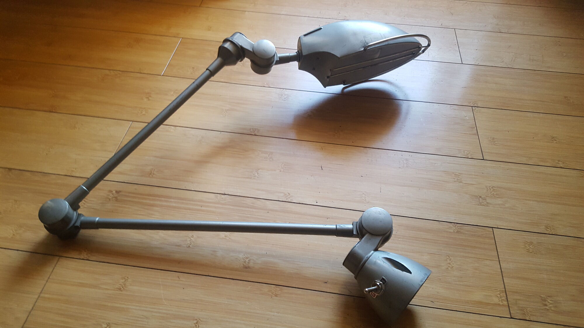 Modernist articulated lamp, Bauhaus era