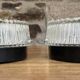 Pair of round Holophane ceiling lights, vintage, DR 60, 70s