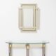 Miroir sculptural en laiton - Philippe Jean