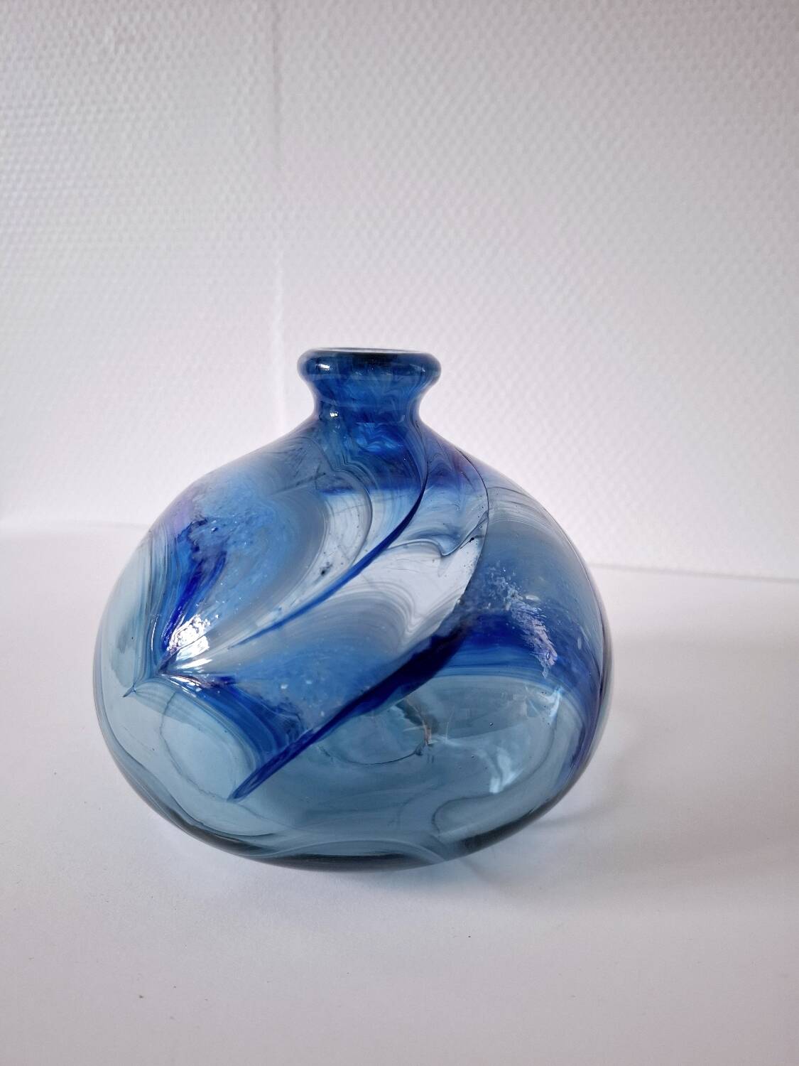 Allex 70s stamped ball vase