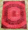 Space age rug. Psychedelic decor. Circa 1970.