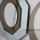 Pair of "kinetic" mirrors, France, circa 1970
