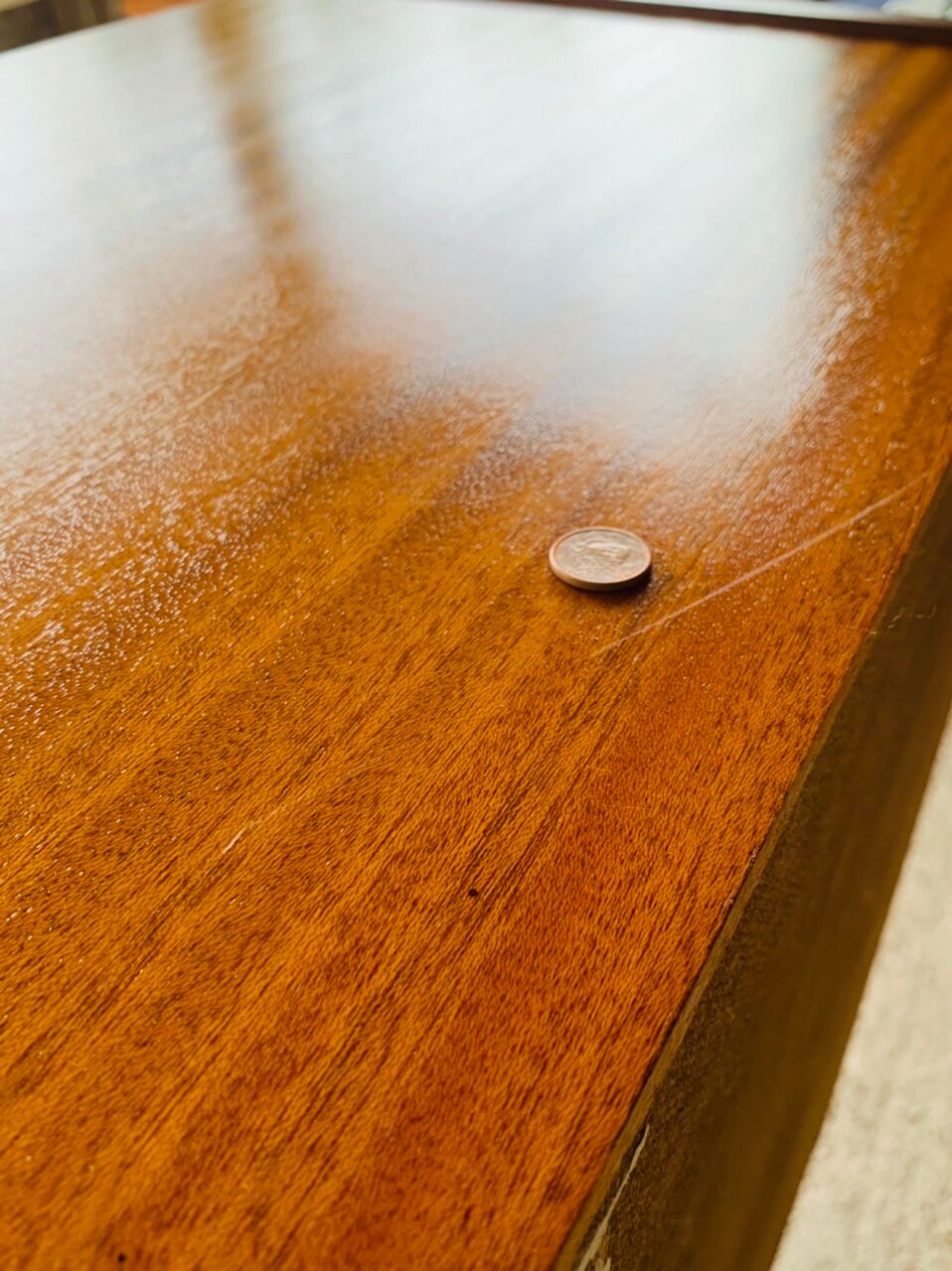 Vintage chest of drawers, 5 drawers in teak Circa 60