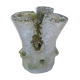 Concrete tree trunk planter