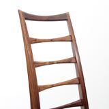 Suite of 4 Scandinavian teak chairs model Lis