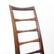 Suite de 4 chaises scandinaves en teck modèle Lis