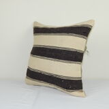 housse de coussin en chanvre turc rayé ak173
