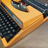 Machine à écrire silver reed 280 fast spacer orange qwertz