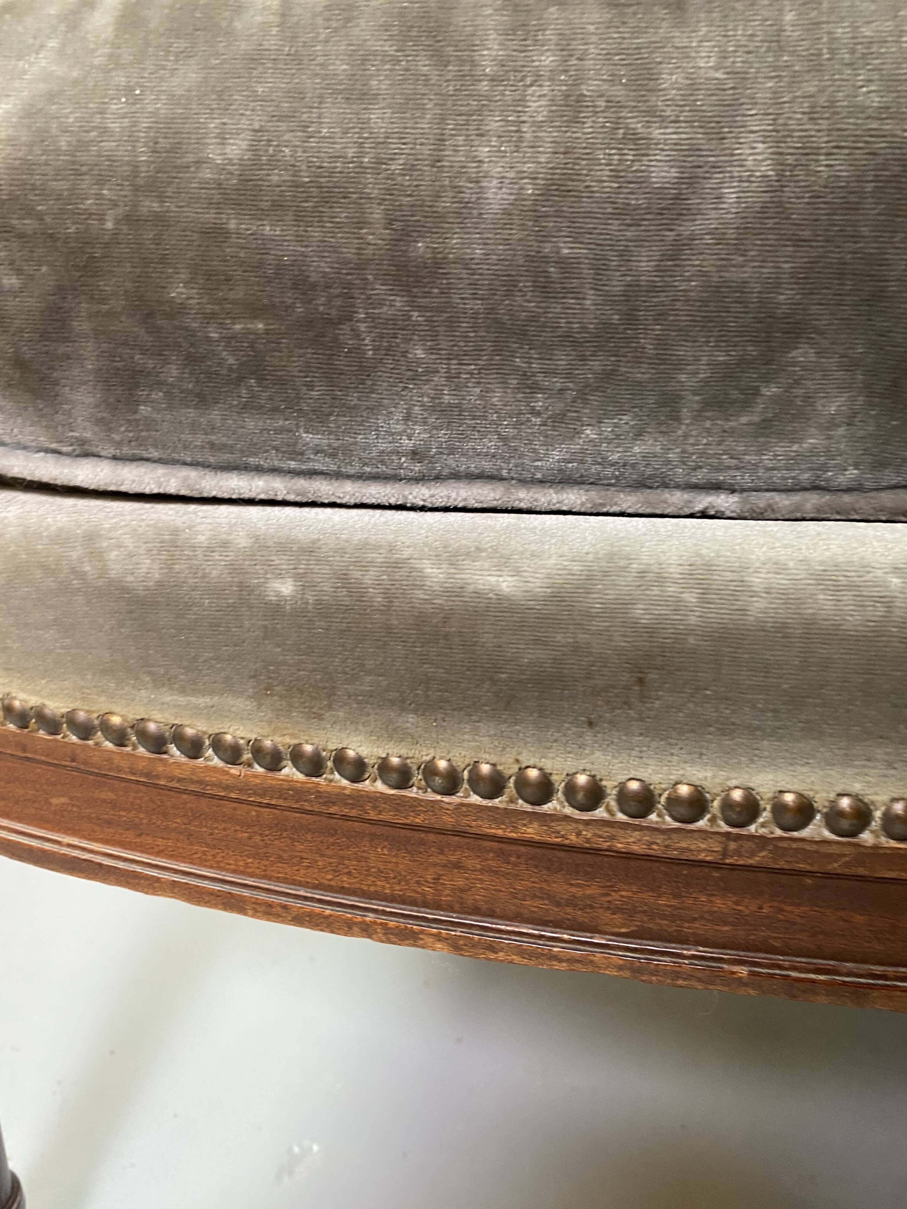 Pair of Empire armchairs