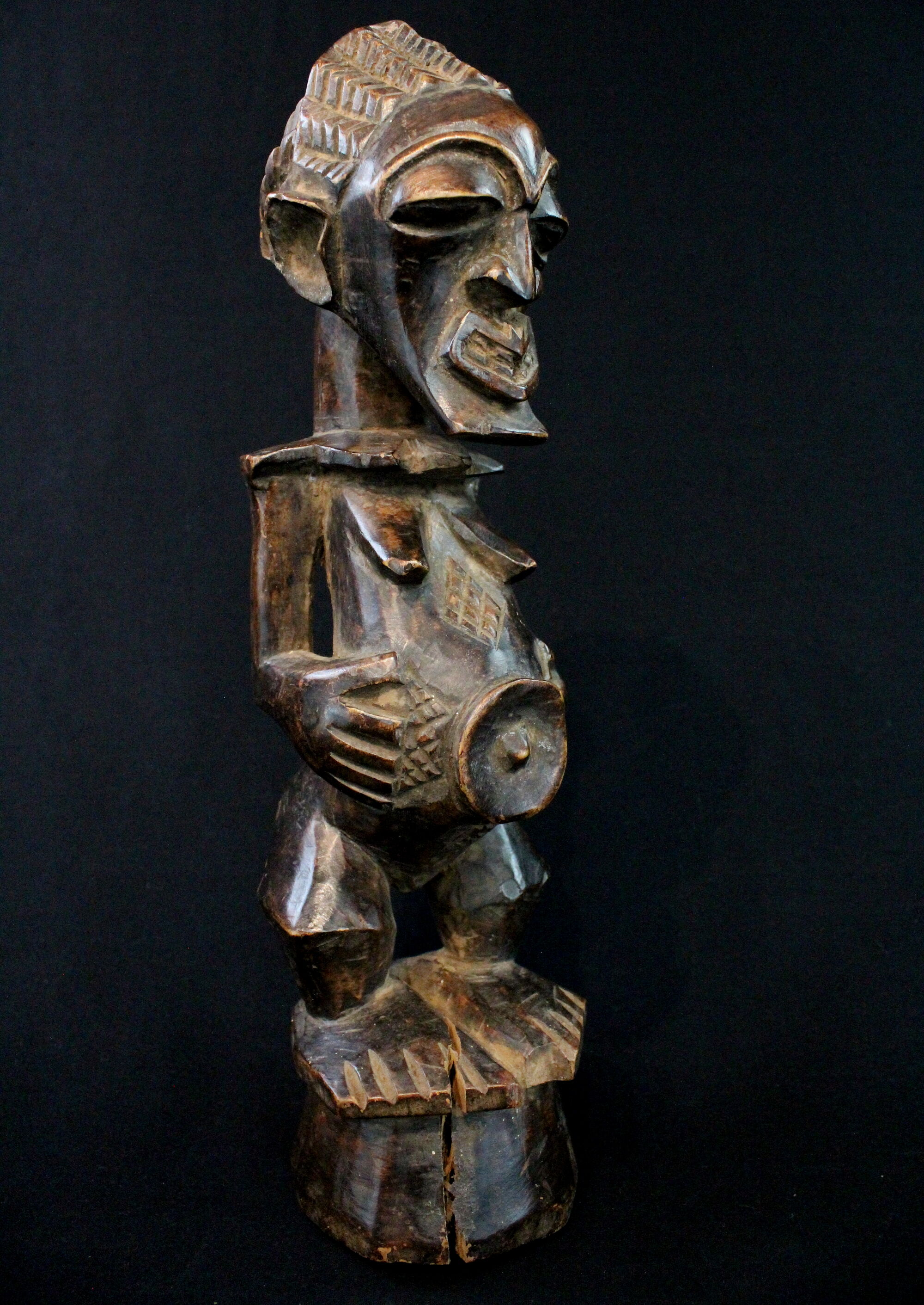 Statue fétiche en Bois Ethnie Songye République Démocratique du Congo