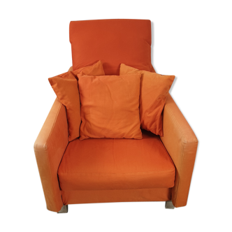 Vibieffe armchair in orange colour