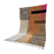 Handmade ecru rug with geometric patterns 200cm x 300cm