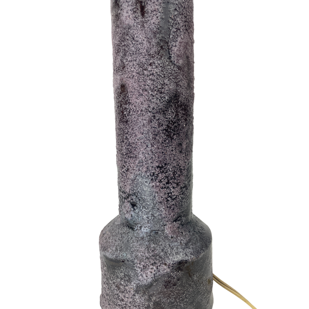 Dutch ceramic fat lava table lamp by Pieter Groeneveld 1960s