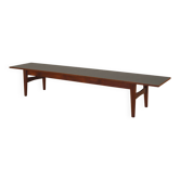 Meuble bas en teck, design danois, années 1970, fabriqué au Danemark