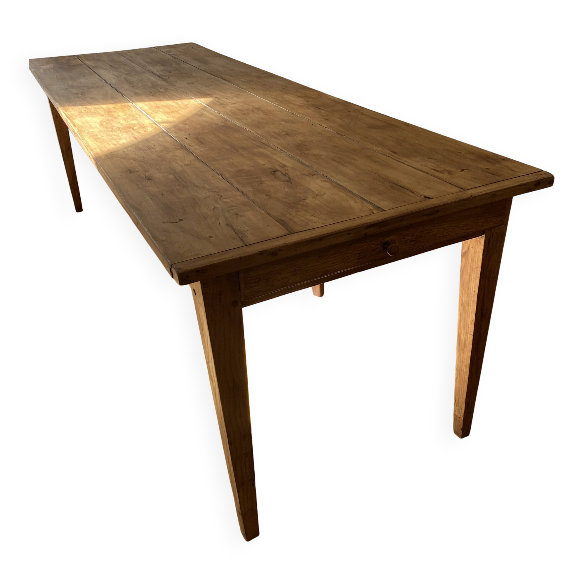 Farm table for 10/12 people.