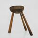 Tripod trading stool, peasant art Ariège, France nineteenth century