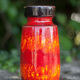 West Germany 242/22 ceramic vase, decorative vase, flower pot, fat lava, red vase, collection,