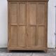 Armoire parisienne art déco 1930 penderie démontable bois brut