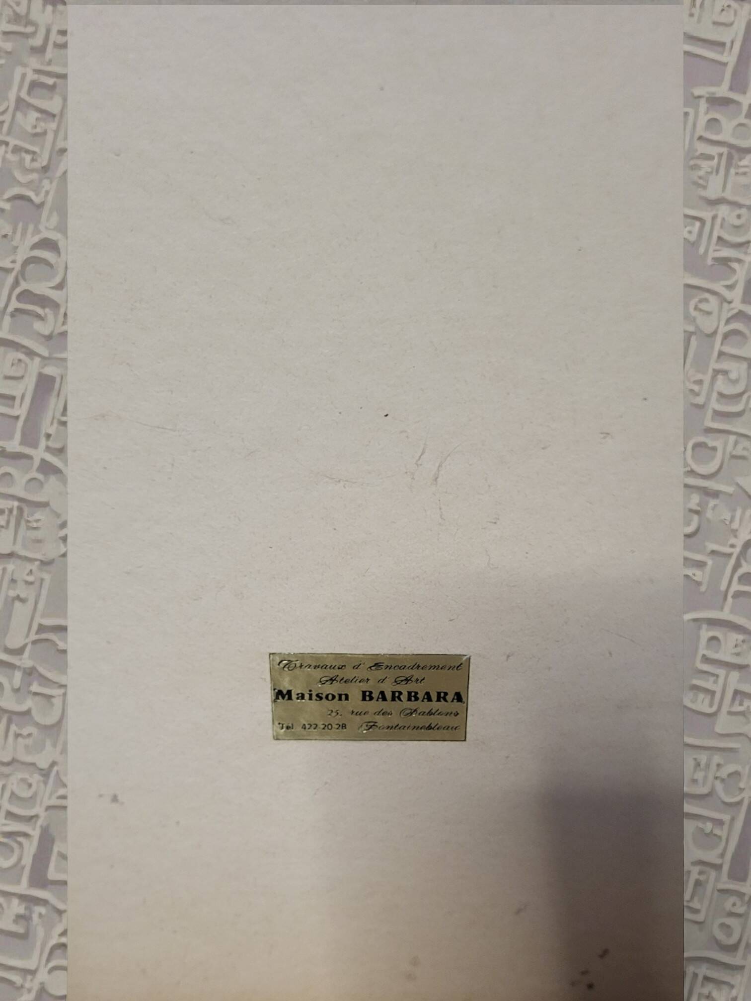 Lithograph, Frédérique Vallet-Bisson, Elegant, 1900s,