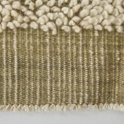 4x7 Army Green & Beige Modern Kilim Rug, 130x215Cm
