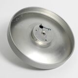 1960s round large Space Age Pop Art aluminum ceiling or wall lamp