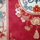 Carpet vintage Chinese art deco done hand 77 x 139cm 1970 s