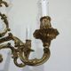 6-light bronze chandelier