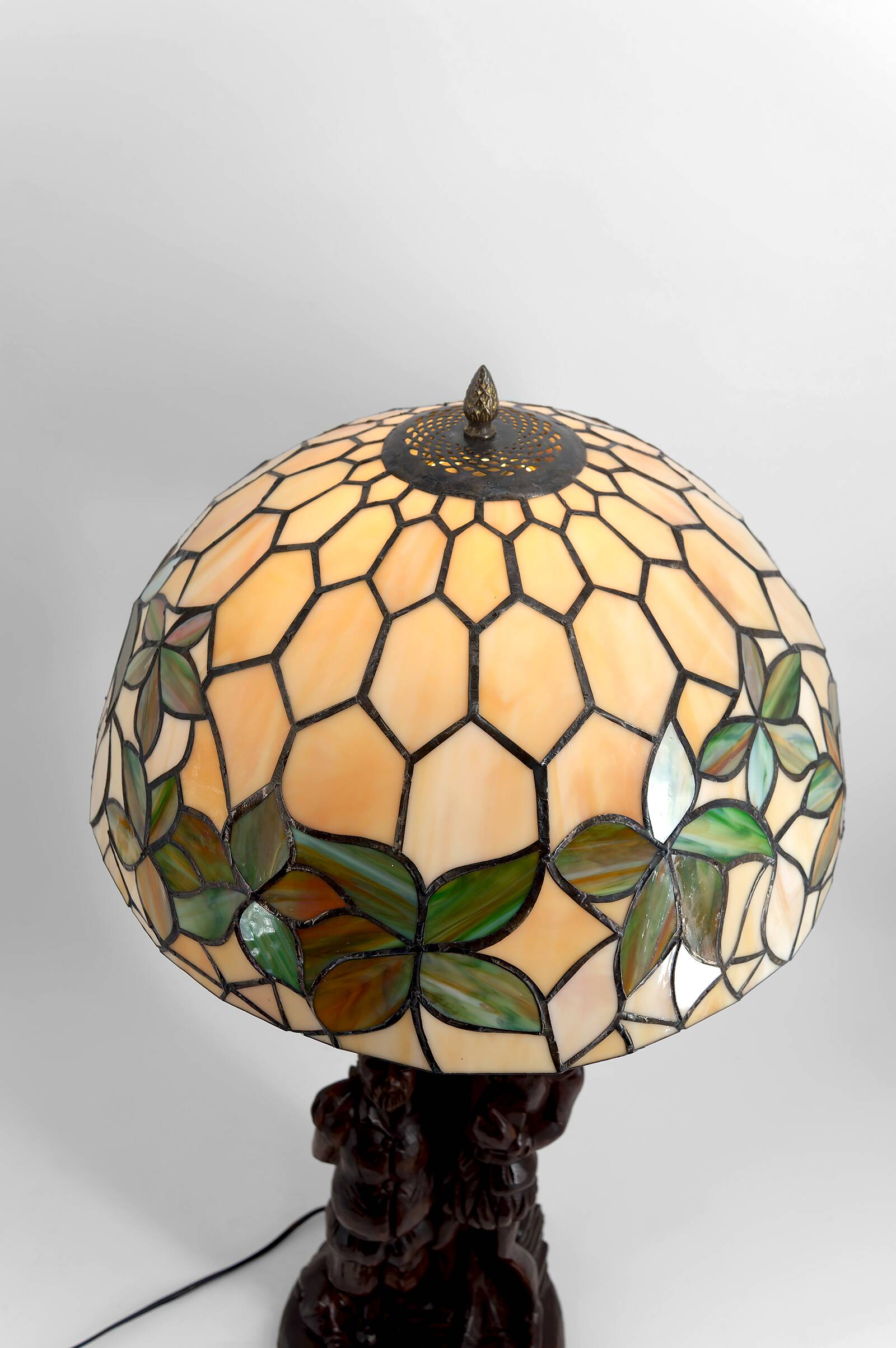 Lampe sculpturale « Don Quichotte, Sancho Panza », Forêt-Noire, vers 1950