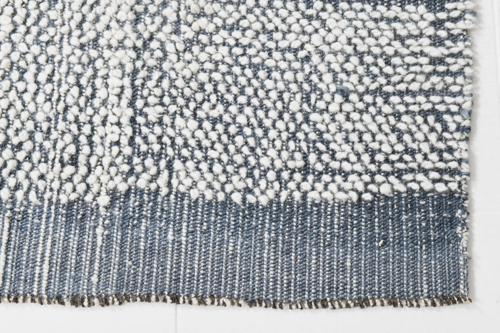 7x9 Blue White Modern Vintage Rug, 200x271Cm SK 34018 FREE SHIPPING