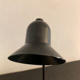 Articulated and adjustable black metal lamp